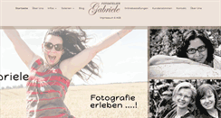 Desktop Screenshot of fotoatelier-gabriele.de